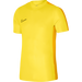 Nike Dri FIT Short Sleeve Shirt in Tour Yellow/University Gold/Black