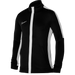 Nike Dri FIT Knit Track Jacket in Black/White/White