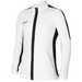 Nike Dri FIT Knit Track Jacket in White/Black/Black