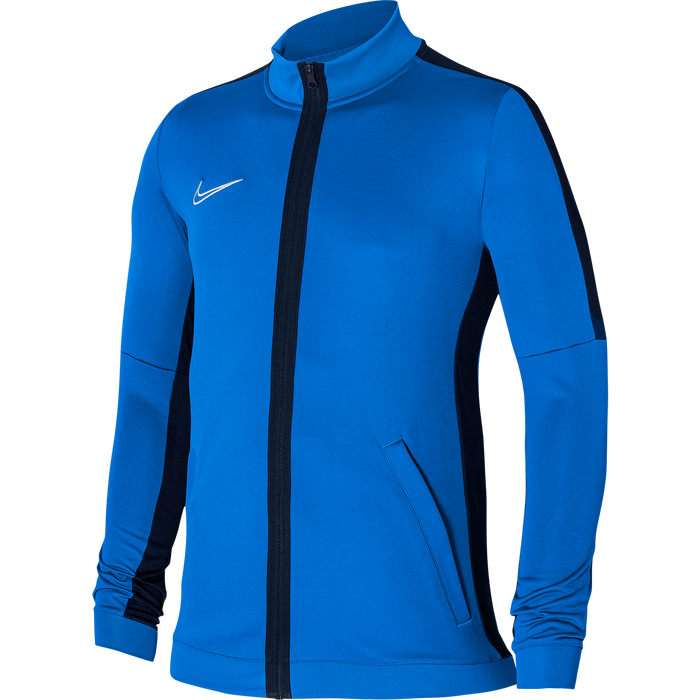 Nike Dri FIT Knit Track Jacket in Royal Blue/Obsidian/White