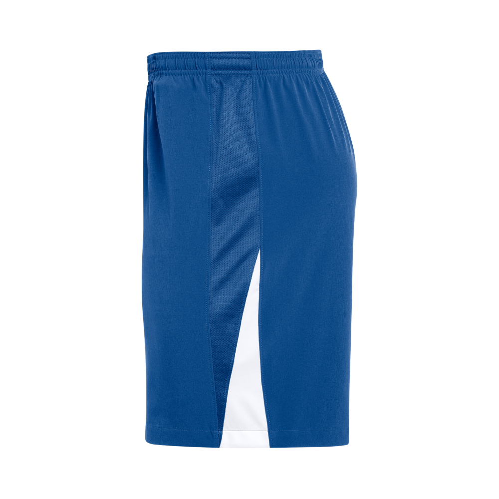 side of Nike Dri-Fit Venom Woven Short IV in royal blue