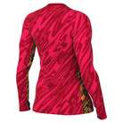 back of Nike Dri-FIT Gardien V Goalkeeper Long Sleeve Shirt Women's in bright crimson