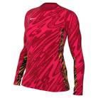Nike Dri-FIT Gardien V Goalkeeper Long Sleeve Shirt Women's in bright crimson