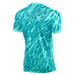 back of Nike Dri-FIT Gardien V Goalkeeper Short Sleeve Shirt in hyper turq