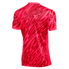 back of Nike Dri-FIT Gardien V Goalkeeper Short Sleeve Shirt in bright crimson