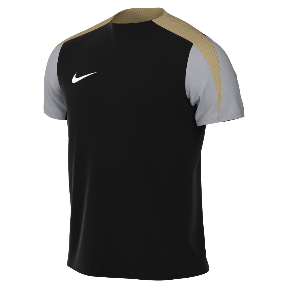 Nike Dri-FIT Strike 24 Short Sleeve Shirt in black and grey