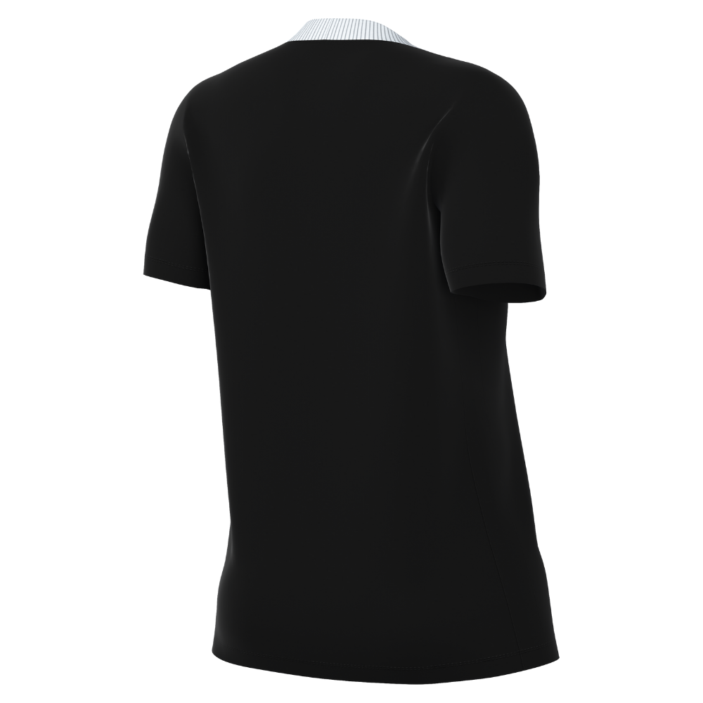 back of Nike Dri-FIT Strike 24 Short Sleeve Shirt Women's in black