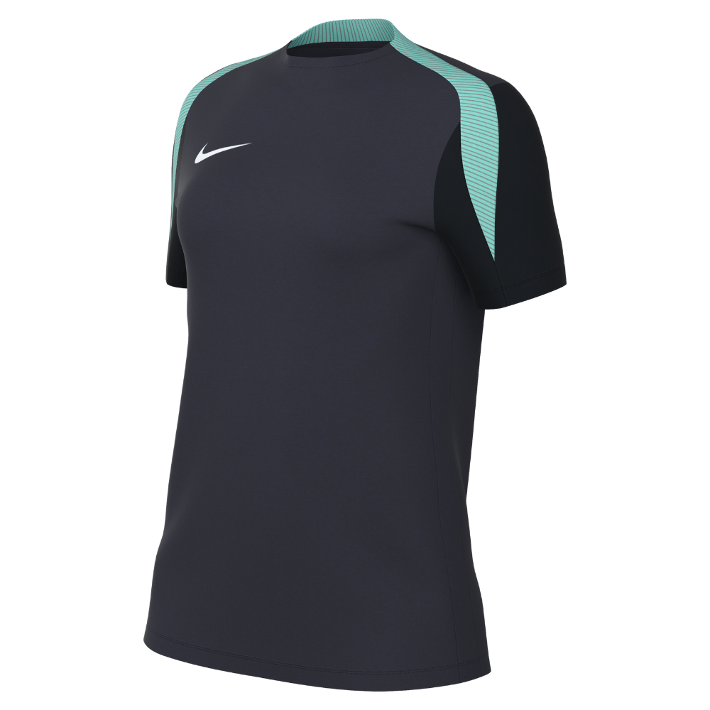Nike Dri-FIT Strike 24 Short Sleeve Shirt Women's in obsidian