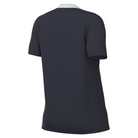 back of Nike Dri-FIT Strike 24 Short Sleeve Shirt Women's in obsidian