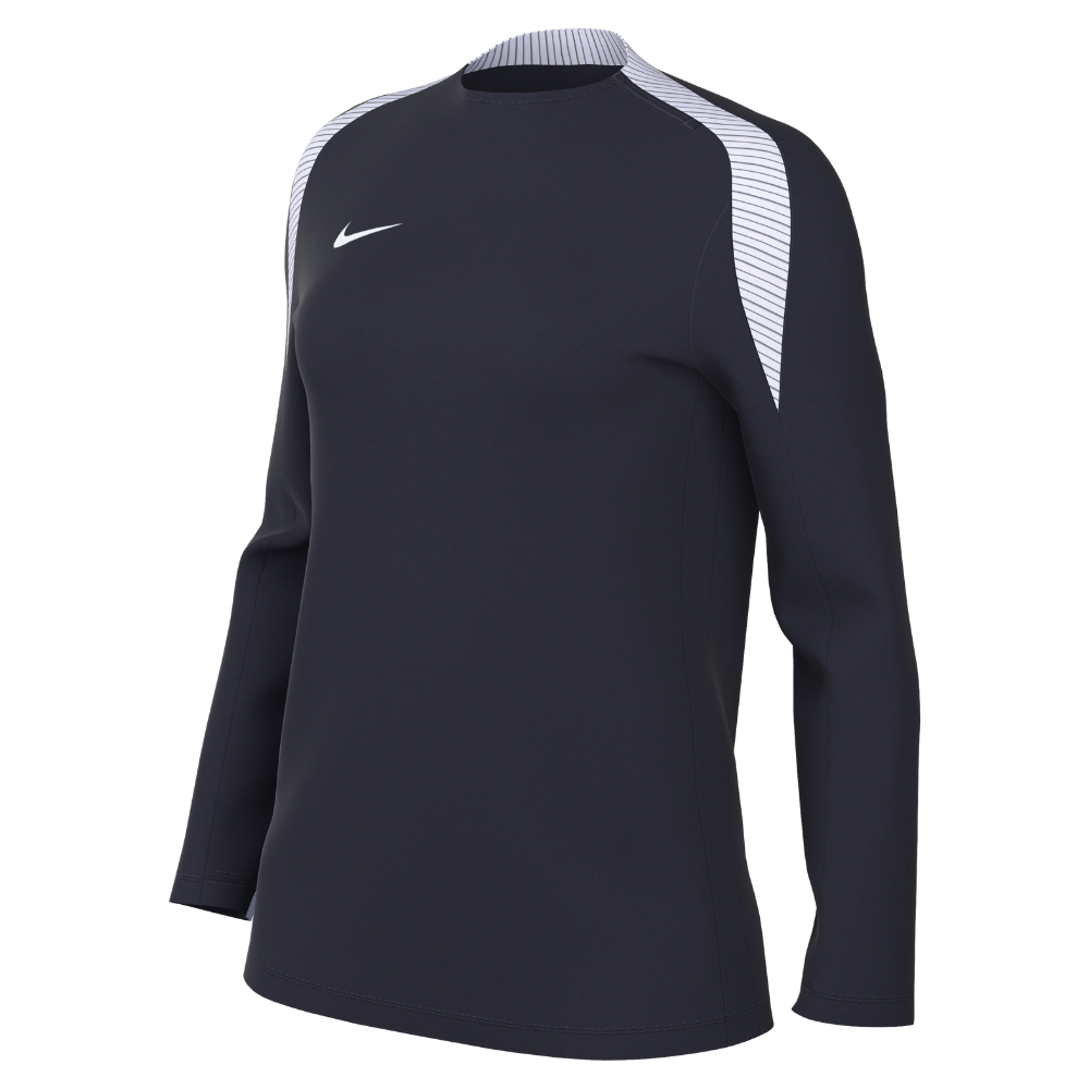Nike Dri-FIT Strike 24 Knitted Crew Top Women's in obsidian