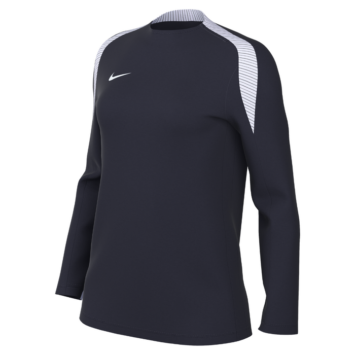 Nike Dri-FIT Strike 24 Knitted Crew Top Women's in obsidian