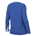 back of Nike Dri-FIT Strike 24 Knitted Crew Top Women's in royal blue