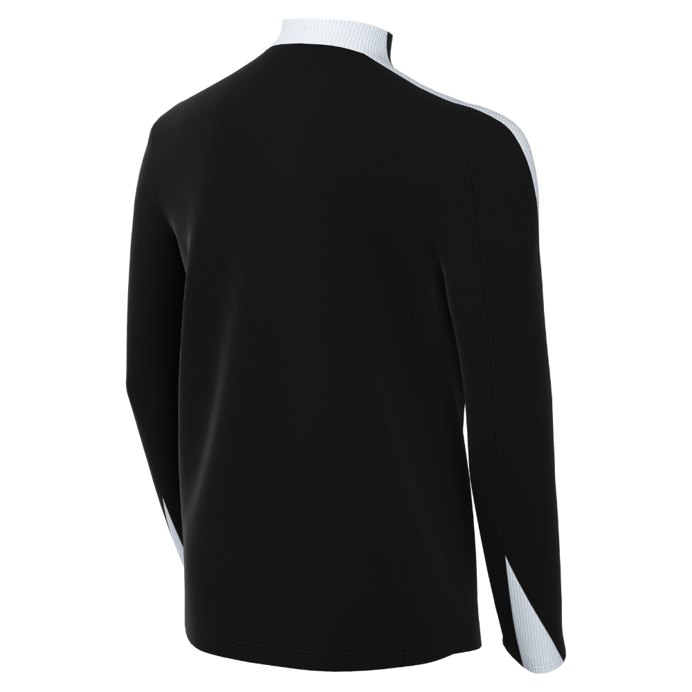 back of Nike Dri-FIT Strike 24 Knitted Drill Top in black