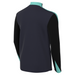 back of Nike Dri-FIT Strike 24 Knitted Drill Top in obsidian