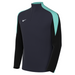 Nike Dri-FIT Strike 24 Knitted Drill Top in obsidian