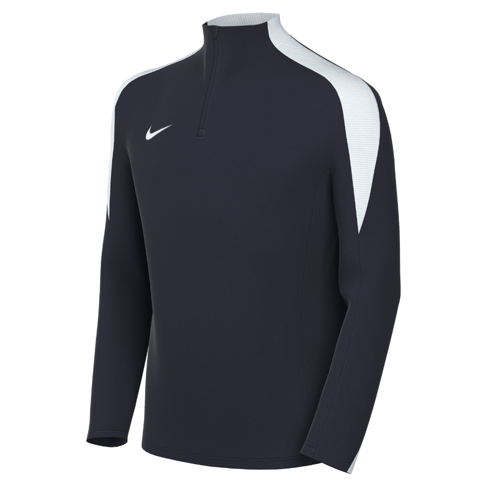 Nike Dri-FIT Strike 24 Knitted Drill Top in obsidian