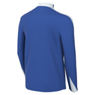 back of Nike Dri-FIT Strike 24 Knitted Drill Top in royal blue