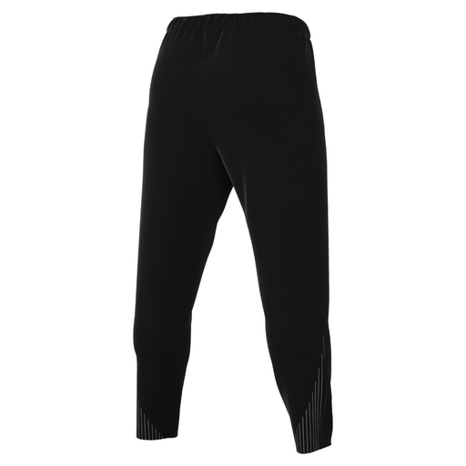 back of Nike Dri-FIT Strike 24 Zipped Knit Pants in black