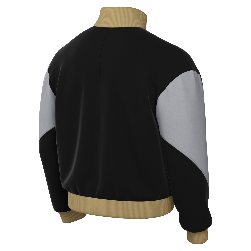 back of Nike Dri-FIT Strike 24 Knit Track Jacket in black