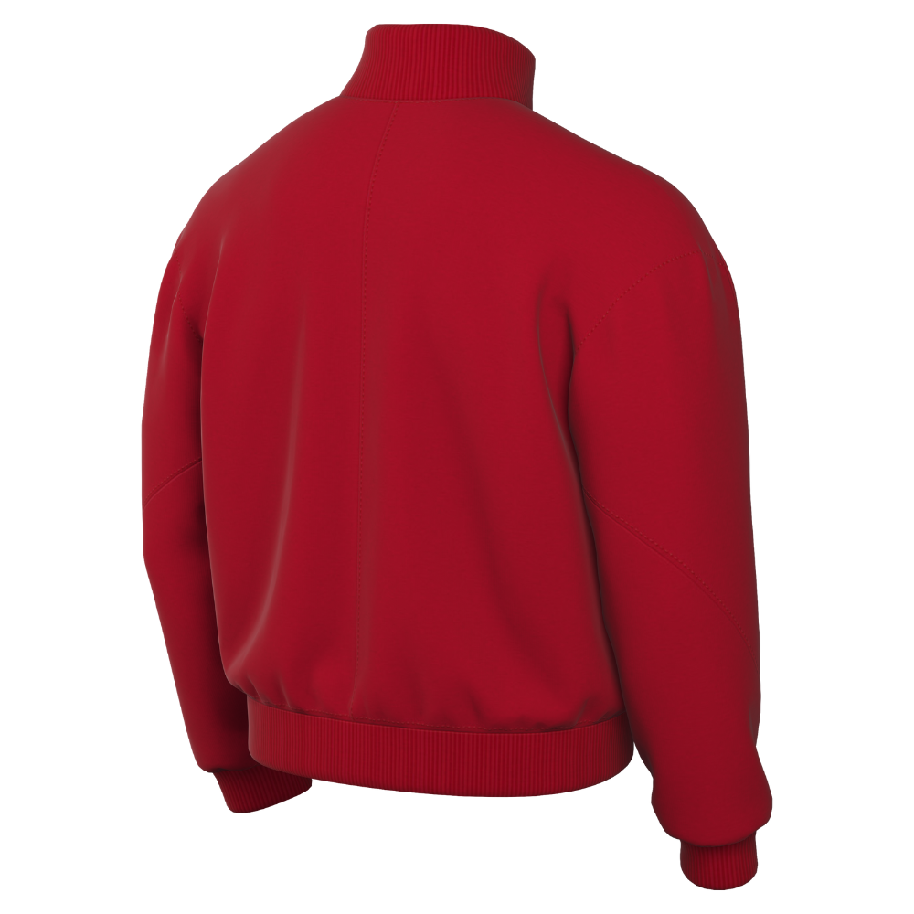 back of Nike Dri-FIT Strike 24 Knit Track Jacket in university red