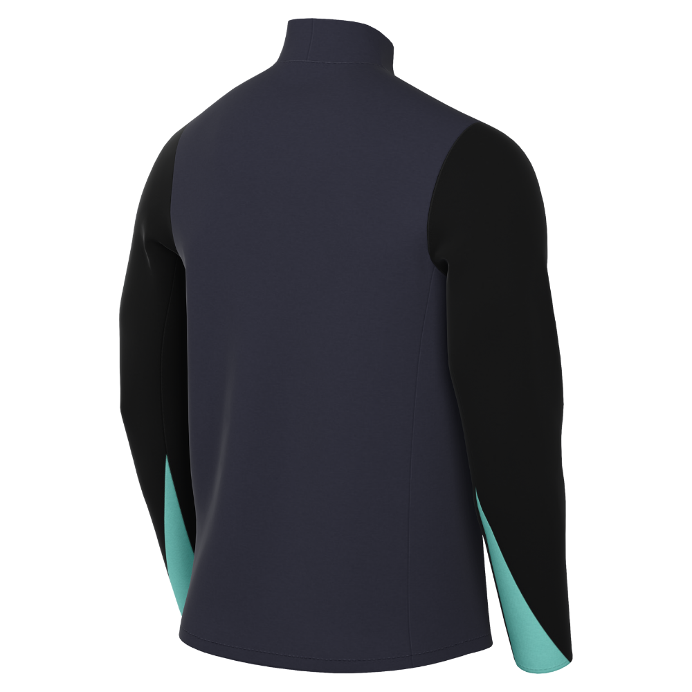 back of Nike Storm FIT Strike 24 Drill Top in obsidian