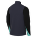 back of Nike Storm FIT Strike 24 Drill Top in obsidian
