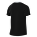 back of Nike Dri-FIT Academy Pro 24 Short Sleeve Shirt in black and white
