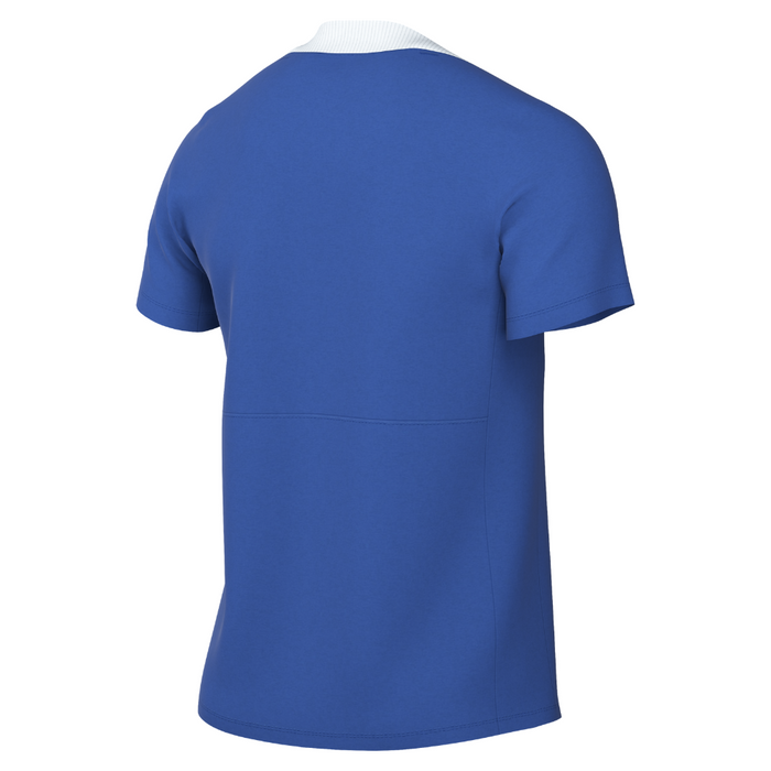 back of Nike Dri-FIT Academy Pro 24 Short Sleeve Shirt in royal blue
