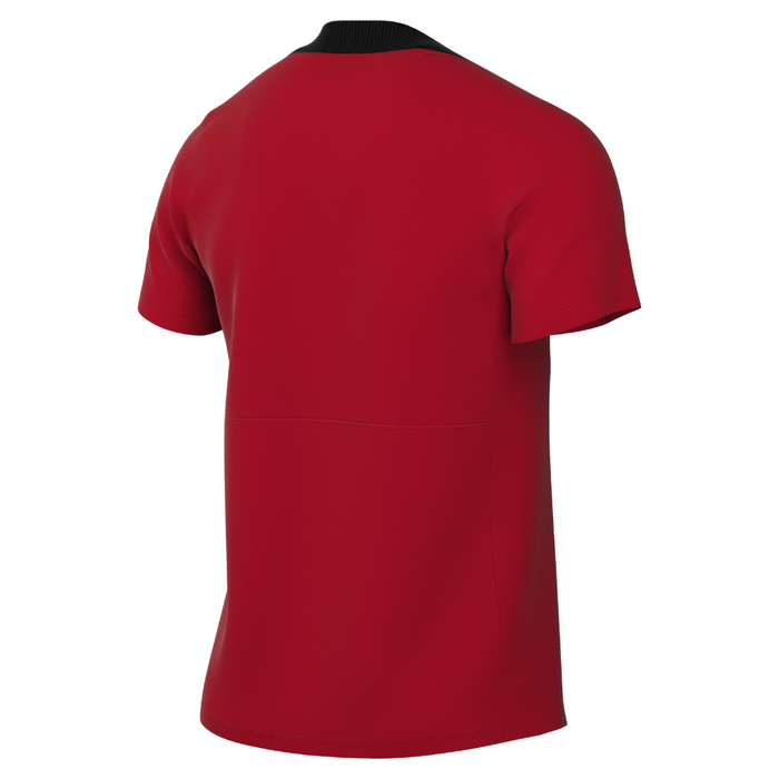 back of Nike Dri-FIT Academy Pro 24 Short Sleeve Shirt in university red