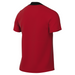 back of Nike Dri-FIT Academy Pro 24 Short Sleeve Shirt in university red