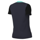 back of Nike Dri-FIT Academy Pro 24 Short Sleeve Shirt Women's in obsidian