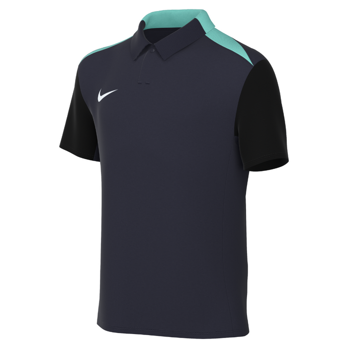 Nike Dri-FIT Academy Pro 24 Short Sleeve Polo in obsidian/hyper turq