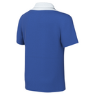 back of Nike Dri-FIT Academy Pro 24 Short Sleeve Polo in royal blue