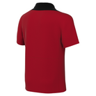 back of Nike Dri-FIT Academy Pro 24 Short Sleeve Polo in university red