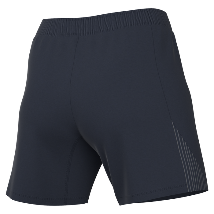 back of Nike Dri-FIT Academy Pro 24 Knit Short Women's in obsidian