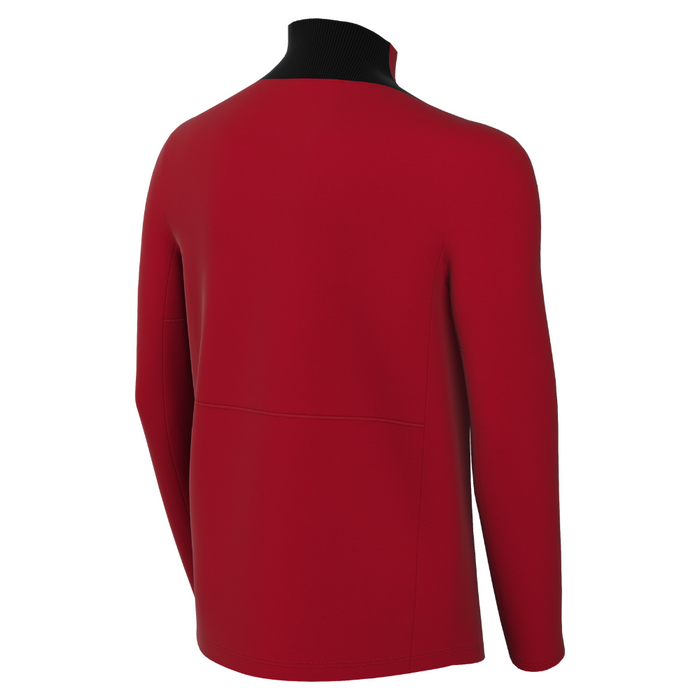 back of Nike Dri-FIT Academy Pro 24 Long Sleeve Drill Top in university red