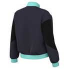 back of Nike Dri-FIT Academy Pro 24 Knit Track Jacket Women's in obsidian