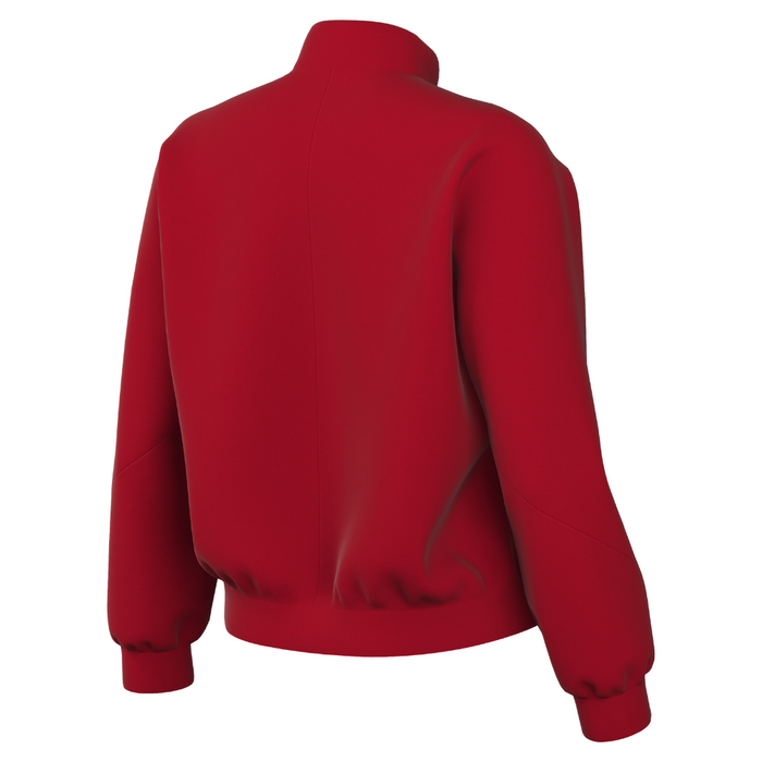 back of Nike Dri-FIT Academy Pro 24 Knit Track Jacket Women's in university red