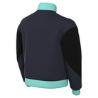 back of Nike Dri-FIT Academy Pro 24 Knit Track Jacket in obsidian