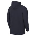 back of Nike Storm-FIT Academy Pro 24 Rain Jacket in obsidian