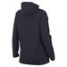 back of Nike Storm-FIT Academy Pro 24 Rain Jacket Women's in obsidian
