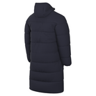 back of Nike Therma-FIT Academy Pro 24 Sideline Jacket in obsidian