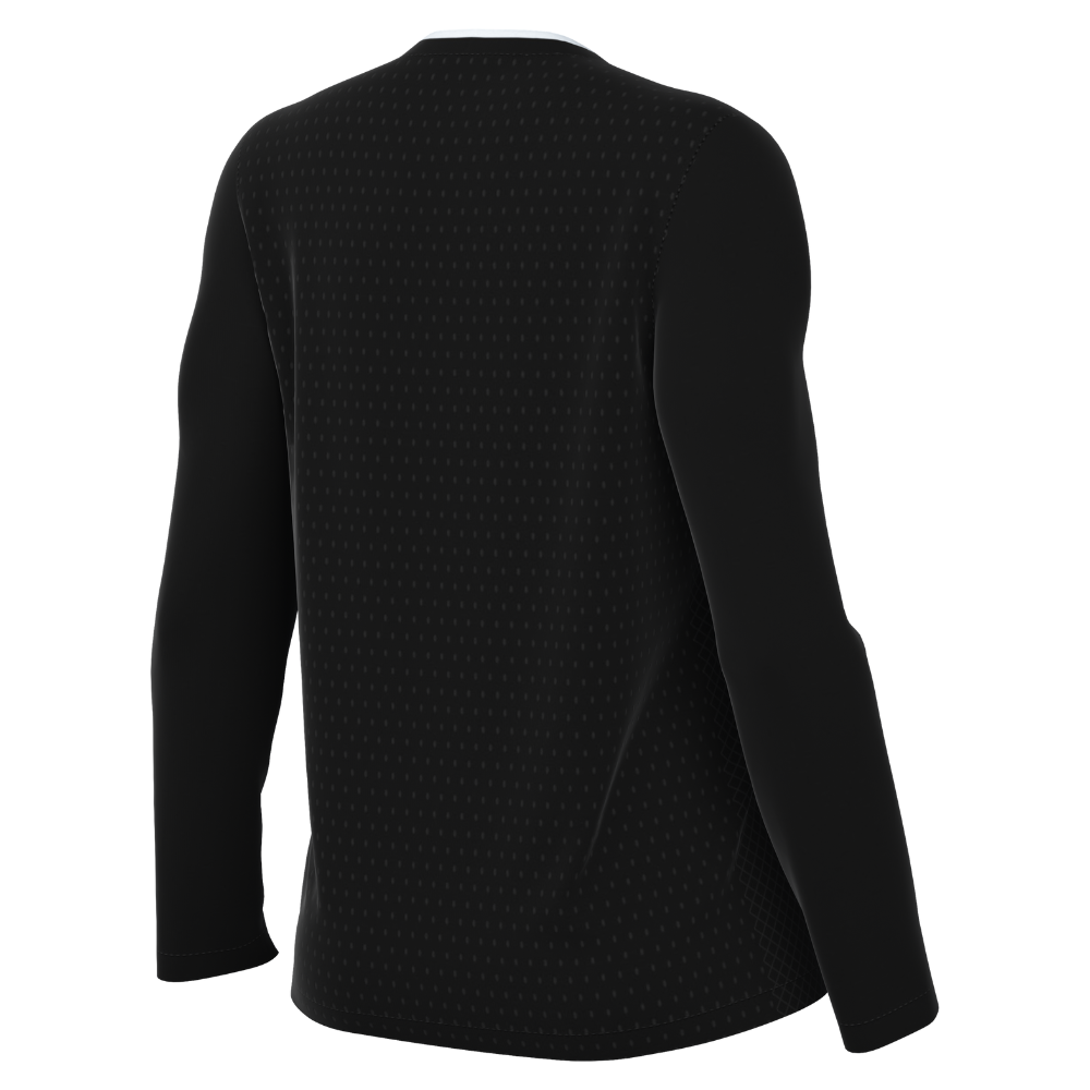 back of Nike Dri-Fit Referee II Shirt Long Sleeve Women's in black