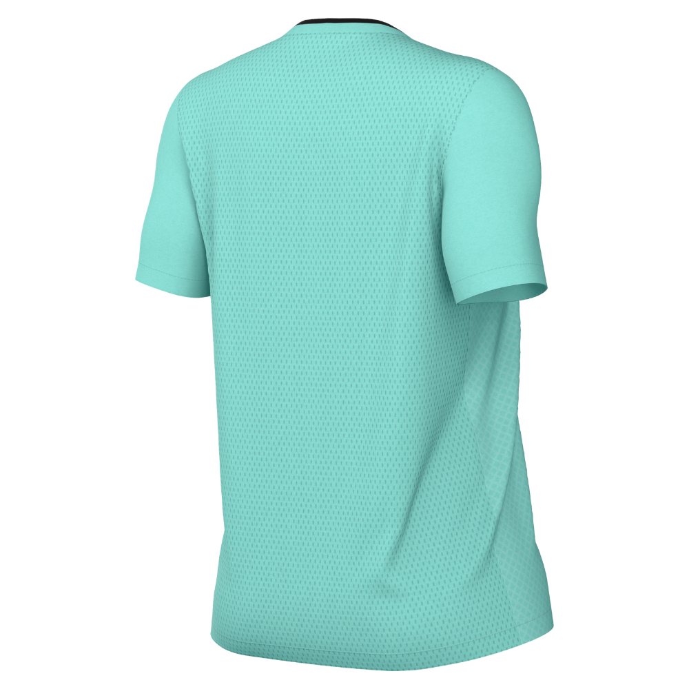back of Nike Dri-Fit Referee II Shirt Short Sleeve Women's in hyper turq
