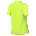 back of Nike Dri-Fit Referee II Shirt Short Sleeve Women's in volt