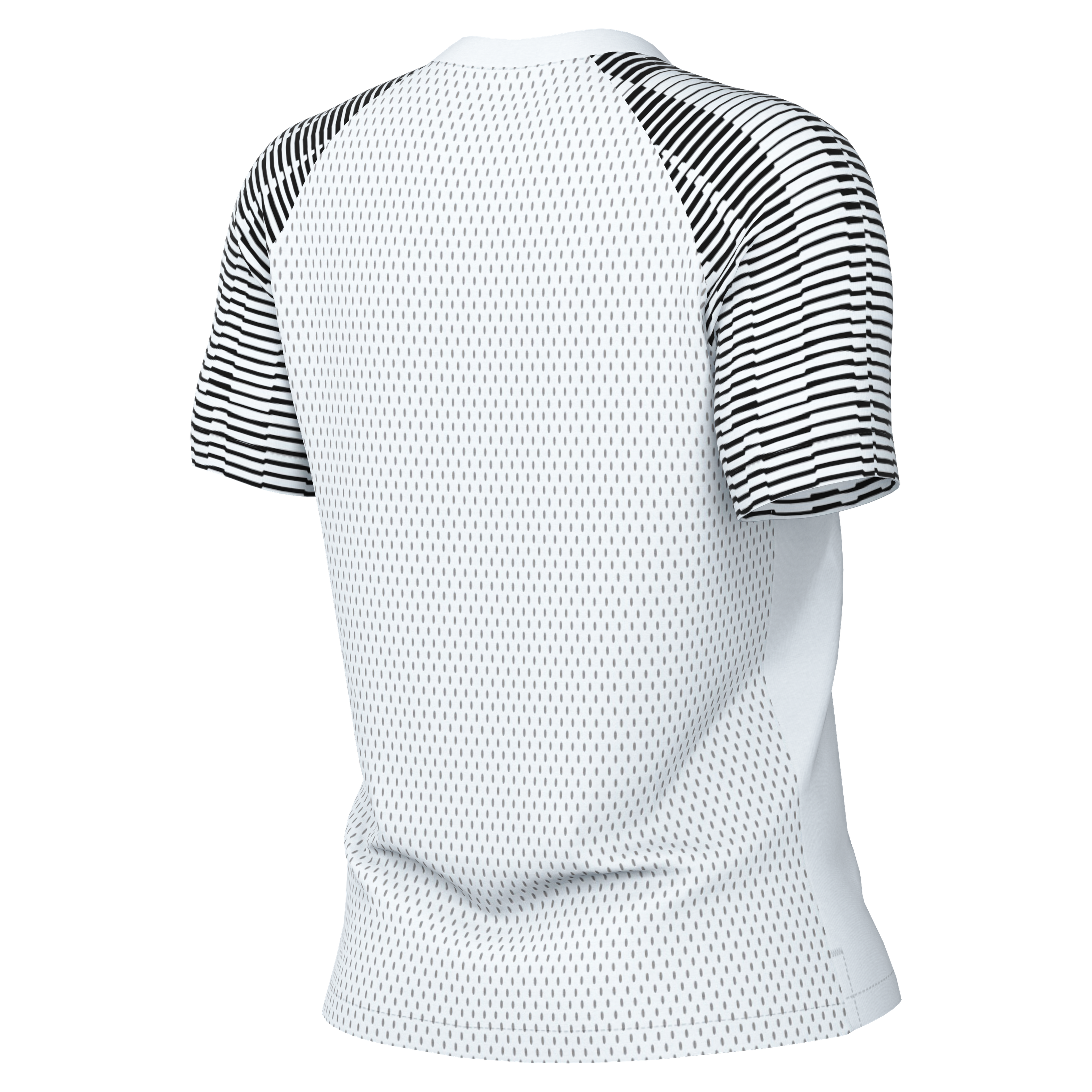 back of Nike Dri-Fit Academy Shirt Short Sleeve Women's in white/black