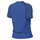 back of Nike Dri-Fit Academy Shirt Short Sleeve Women's in royal blue