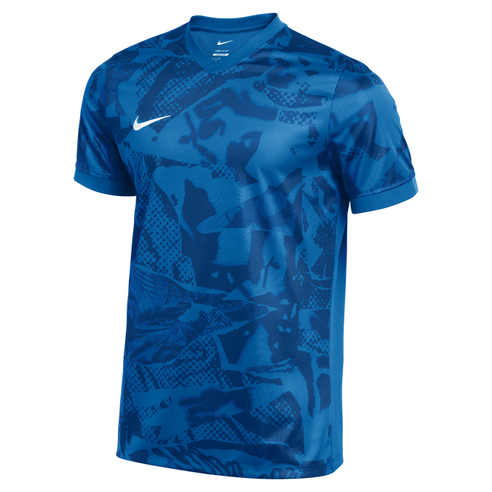 Nike Dri-Fit Precision VII Short Sleeve Jersey in royal blue