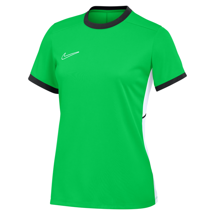 Nike Women's Dri-Fit Academy 25 Short Sleeve Top in green spark