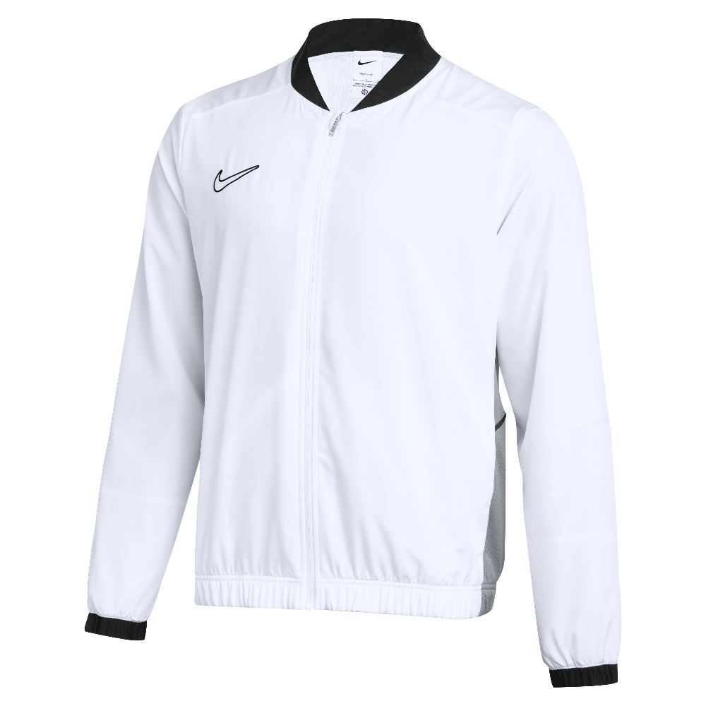 white nike dri fit jacket